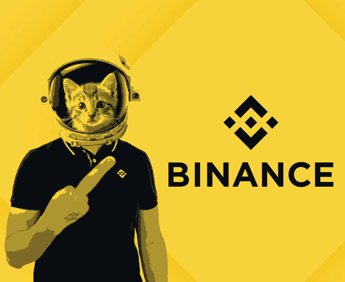 Binance Finger Neil